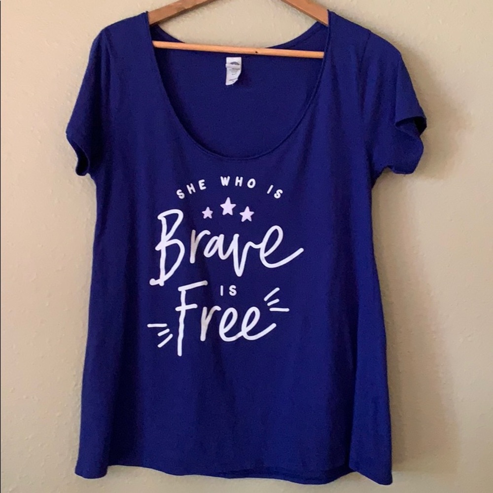 She who is Brave is Free Graphic T